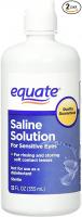 Equate Contact Lens Saline Solution for Sensitive 