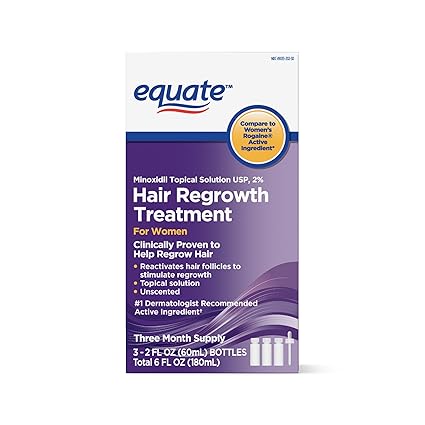 Equate Hair Regrowth Treatment for Women 3 Month S
