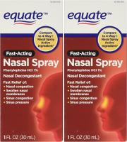 Equate - Nasal Four, Phenylephrine Hydrochloride, 