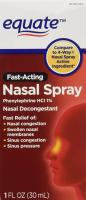 Equate - Nasal Spray Four, 1 oz, Phenylephrine Hyd