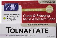 Family Care Tolnaftate Antifungal Cream 1% USP – Athlete’s Foot Treatment & Prevention | Pac