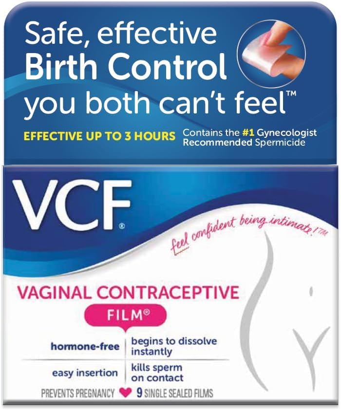 VCF Vaginal Contraceptive Film Single Sealed Films
