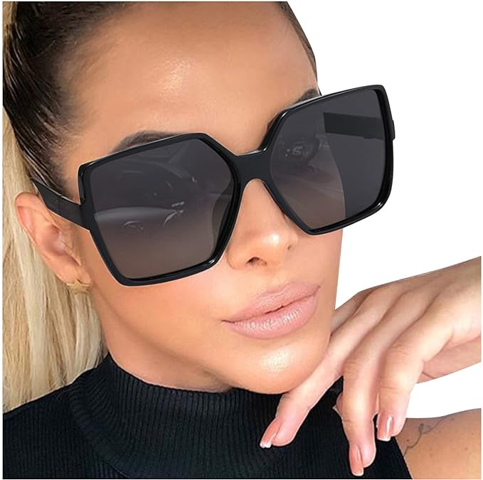 Ladies Sunglasses Personality Big Frame Sunglasses