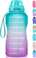 Fidus Motivational Water Bottle with Time Marker &