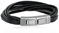 Fossil Men's Multi-Wrap Bracelet - Black