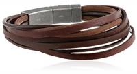 Fossil Men's Multi-Wrap Bracelet
