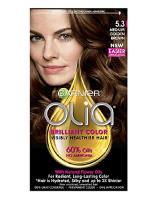 Garnier Olia Oil Powered Permanent Hair Color (Pack of 2) - 5.3 - Medium Golden Brown Hair Dye