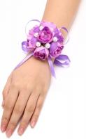 Girl Bridesmaid Wedding Wrist Corsage Party Prom H