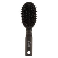 Goody Mini Cushion Oval Shaped Hair Brush, Travel Hairbrush for All Hair Types Pain-Free Hair Access
