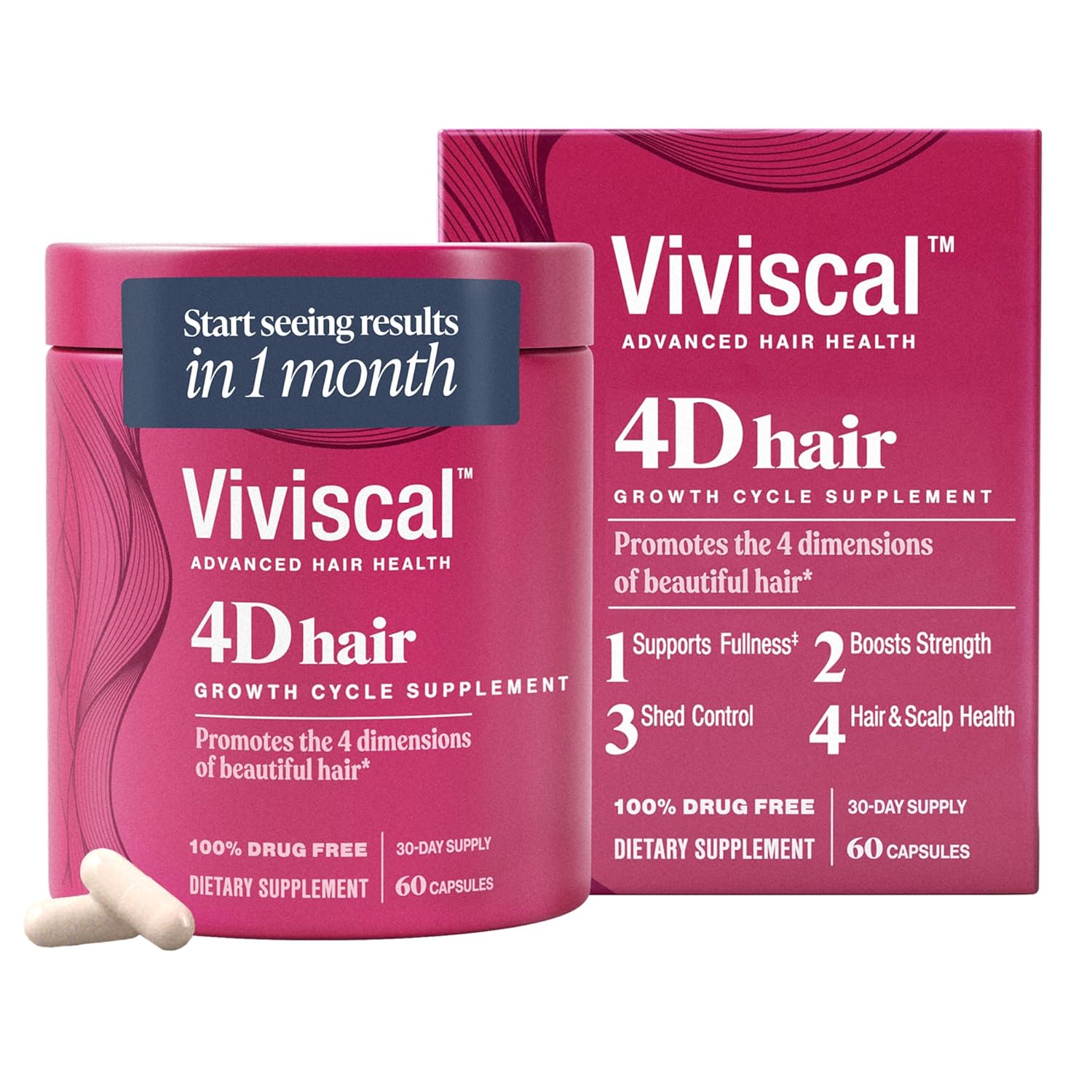 Viviscal 4D Hair Growth Cycle Supplements for Wome