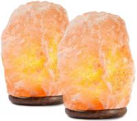 Hand Carved Natural Himalayan Salt Lamp with Genui