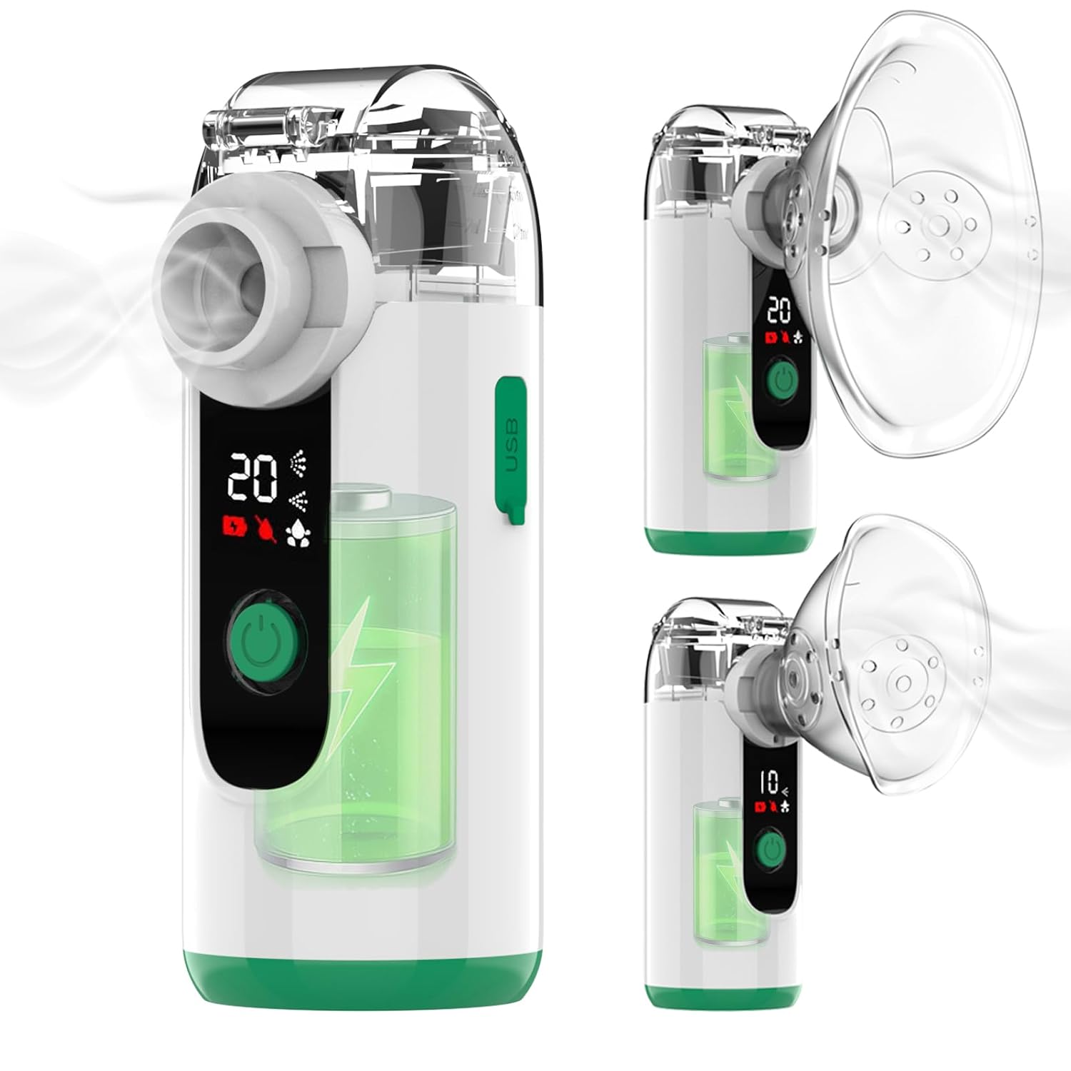 Bouldon Hand-held Nebulizer for Respiratory System