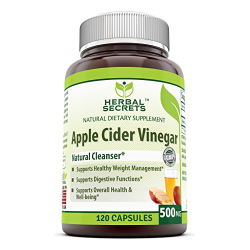 Herbal Secrets Apple Cider Vinegar 500mg 120 Capsu