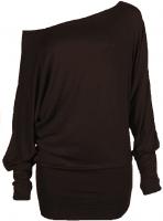 Hot Hanger Womens Batwing Tunic Top Long Sleeve Of