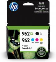 HP 962XL High Yield Black and HP 962 Cyan, Magenta