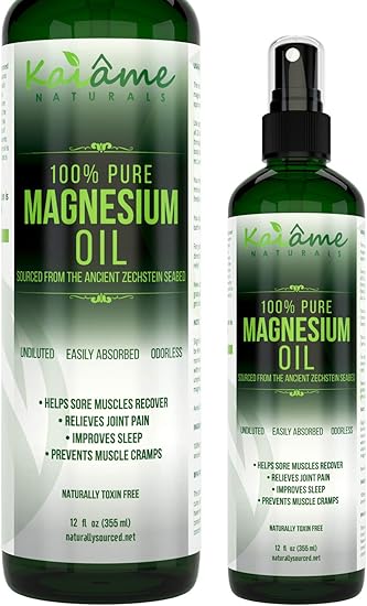 Kaiame Naturals Magnesium Oil Spray | LARGE 12 oz 