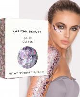 Karizma Beauty Chunky Festival Cosmetic Face Body Hair Nails Glitter, 0.36 Oz (10 g) - Unicorn