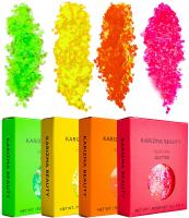 Karizma Beauty Chunky Festival Cosmetic Face Body Hair Nails Glitter, 0.36 Oz (10 g) - Neon Glitter 