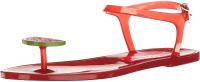 Katy Perry Women's Ankle-Strap Heeled Jelly Sandal