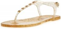 Katy Perry Women's The Geli-T Strap Flat Jelly San