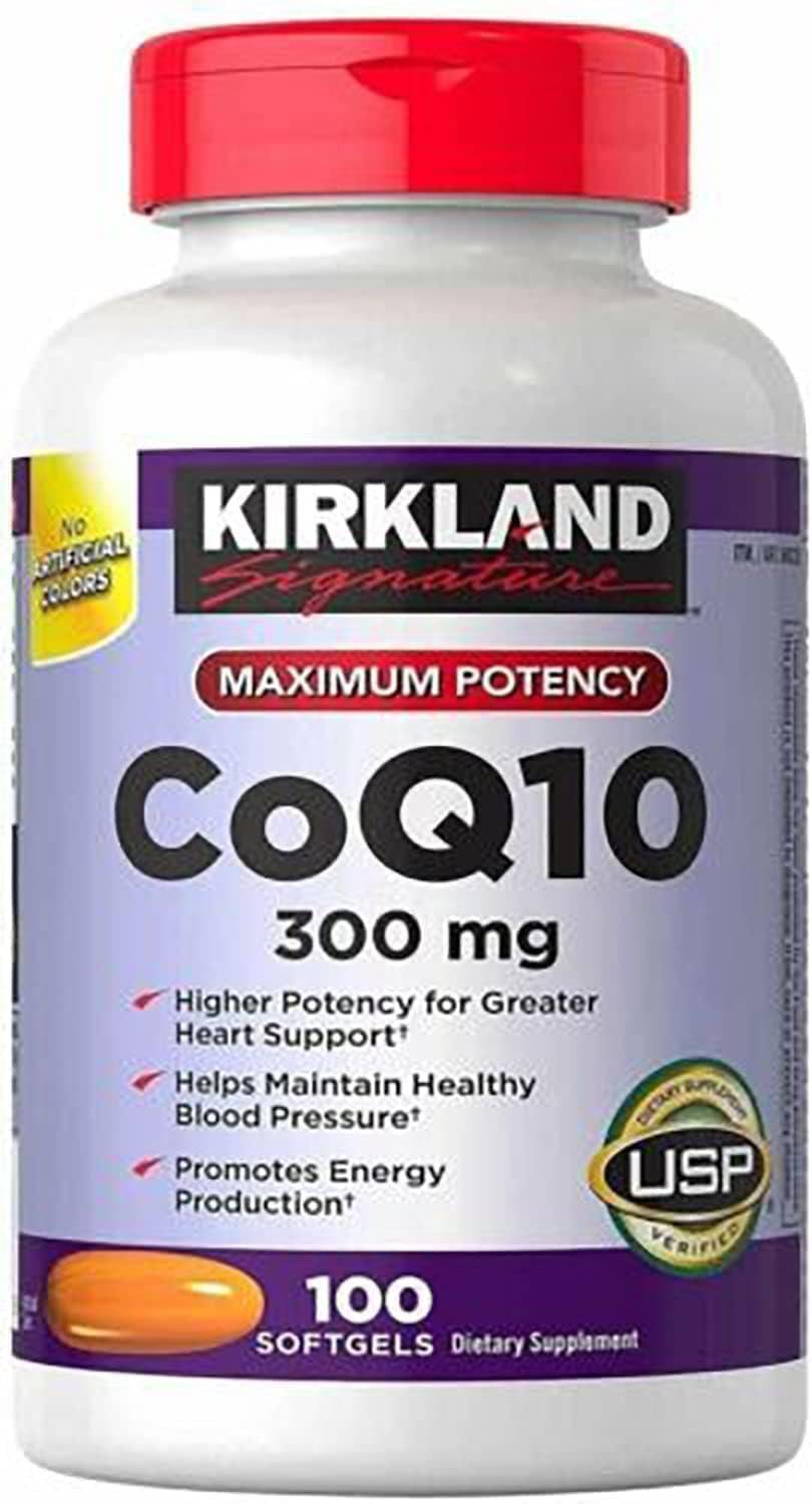 Kirkland Signature CoQ10 300mg – 100 Softgels | 