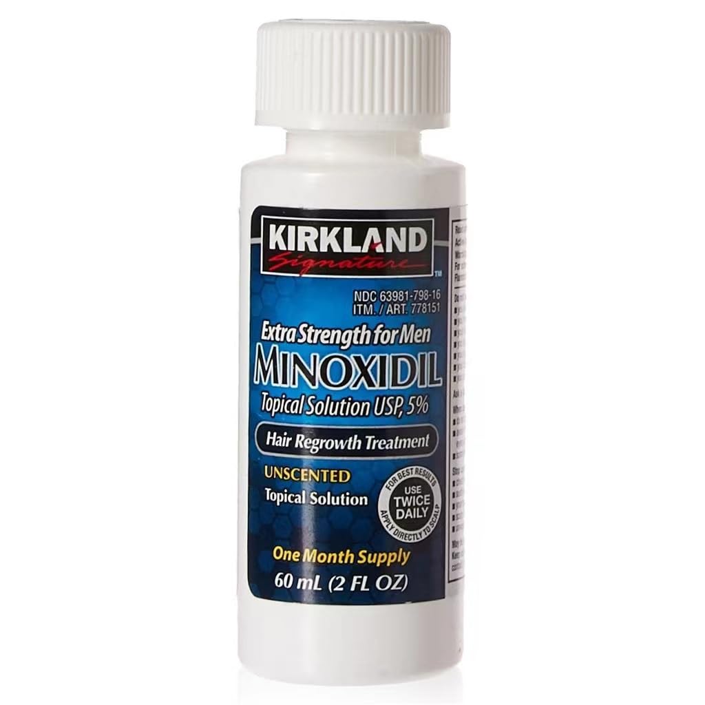 Kirkland Minoxidil 5% Hair Regrowth Treatment for Men Hair Loss - 2 Month Supply