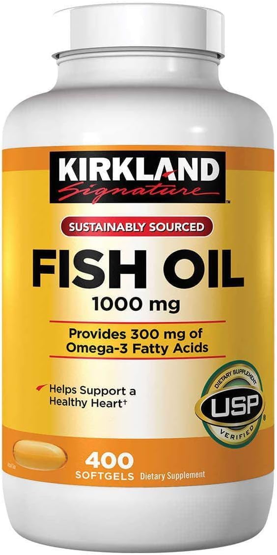 KIRKLAND Omega-3 Fish Oil Concentrate 1,000mg – 