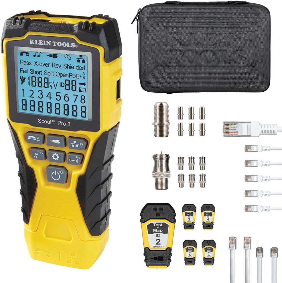 Klein Scout Pro 3 Cable Tester Kit - VDV501-853 - 