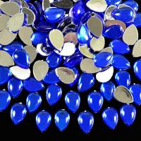 Kundan Stone for Jewellery Craft Embroidery Making, 4mm, Royal Blue - 100 Count