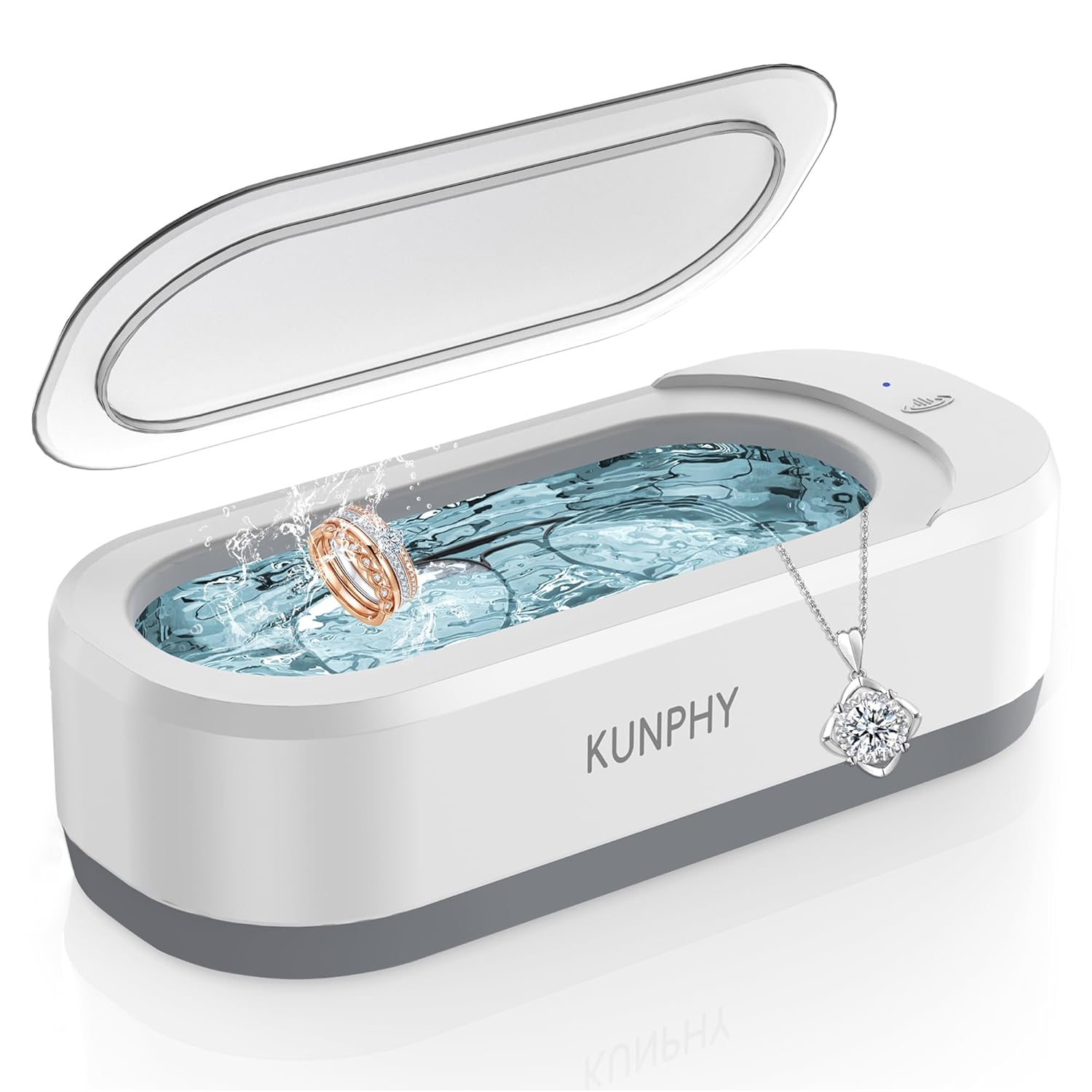 KUNPHY Ultrasonic Jewelry Cleaner 12oz 46KHz – P