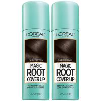 L Oreal Paris Hair Color Root Cover Up Hair Dye, Dark Brown, (Pack of 2) - 2 Oz (57g)