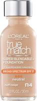 L Oreal Paris True Match Super-Blendable Makeup, Buff Beige N4, 1 fl. oz (30ml)