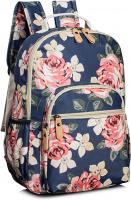 Leaper Water-resistant Floral School Backpack Trav