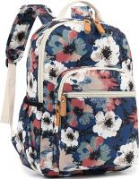 Leaper Water-resistant Floral School Backpack Trav