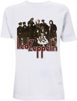 Led Zeppelin 'II Photo' (White) T-Shirt - X-Large