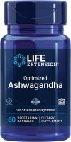 Life Extension Optimized Ashwagandha - Stress Management Supplement for Healthy Stress Response, Foc