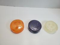 Loofah Soap Homemade Organic, Citrus Lavender Coconut Relaxing Soothing Exfoliating Soap Bars -  3ct