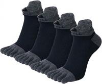 Men's Cotton Toe Socks Five Finger Socks No Show C