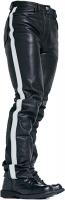 Men's Real Cowhide Leather Biker Pant Classic Casu
