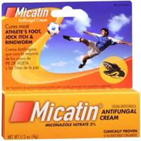 Micatin Antifungal Cream for Athlete's Foot - 0.5 Oz (14g)