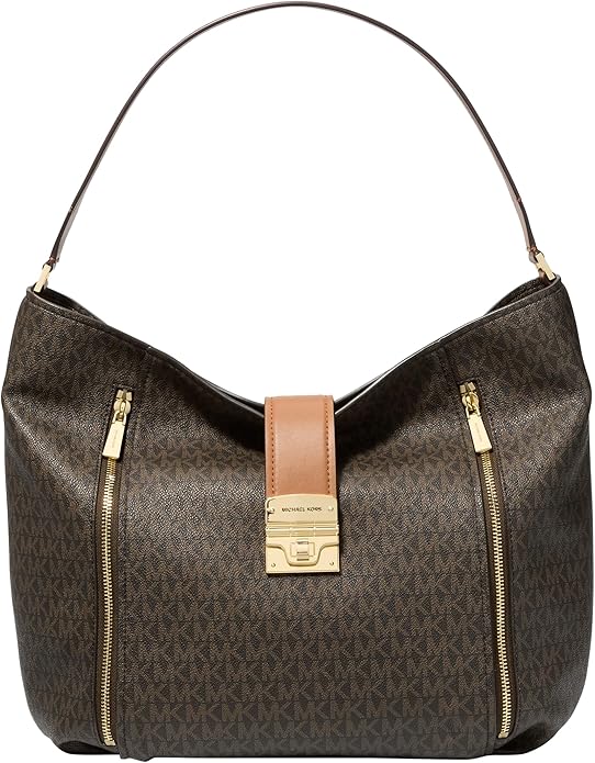 Michael Kors Addie Large Hobo Shoulder Bag - Brown&hellip;