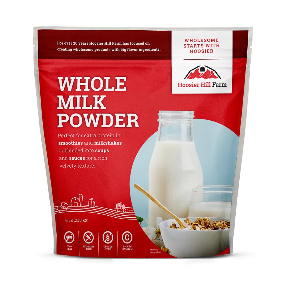 Hoosier Hill Farm Whole Milk Powder 6LB – 100% H