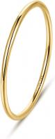 NOKMIT 1mm 14K Gold Filled Stacking Rings for Wome