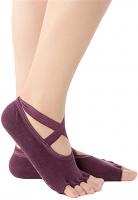 Non-slip Finger Socks Open Toe Women Anti Slip Fin