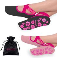 Non-Slip Yoga Socks for Women / Girls , Anti-Skid,