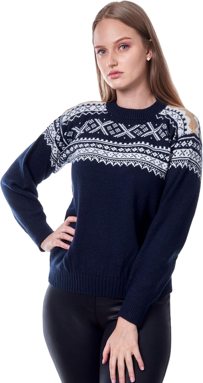 Aurora Alpaca Wool Bliss Long Sleeve Sweater for W