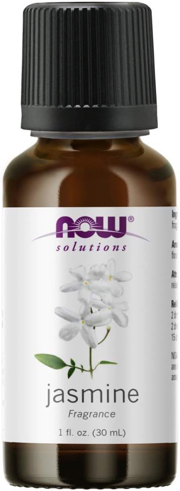 NOW Essential Oils, Jasmine Fragrance, Romantic Aromatherapy Scent, Steam Distilled, 100% Pure, Vega