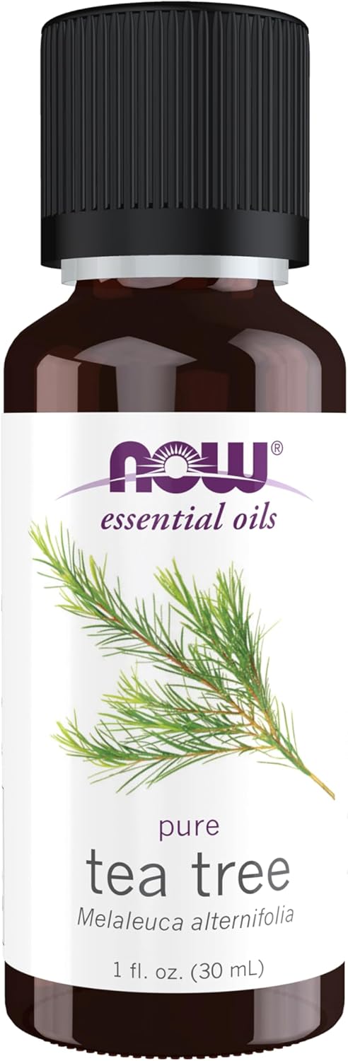 NOW Essential Oils, Tea Tree Oil, Cleansing Aromatherapy Scent, Steam Distilled, 100% Pure, Vegan, C