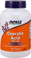 NOW Foods Caprylic Acid 600mg -100 Softgels