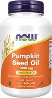 Now Foods Pumpkin Seed Oil 1000mg Soft-gels, 100-Count
